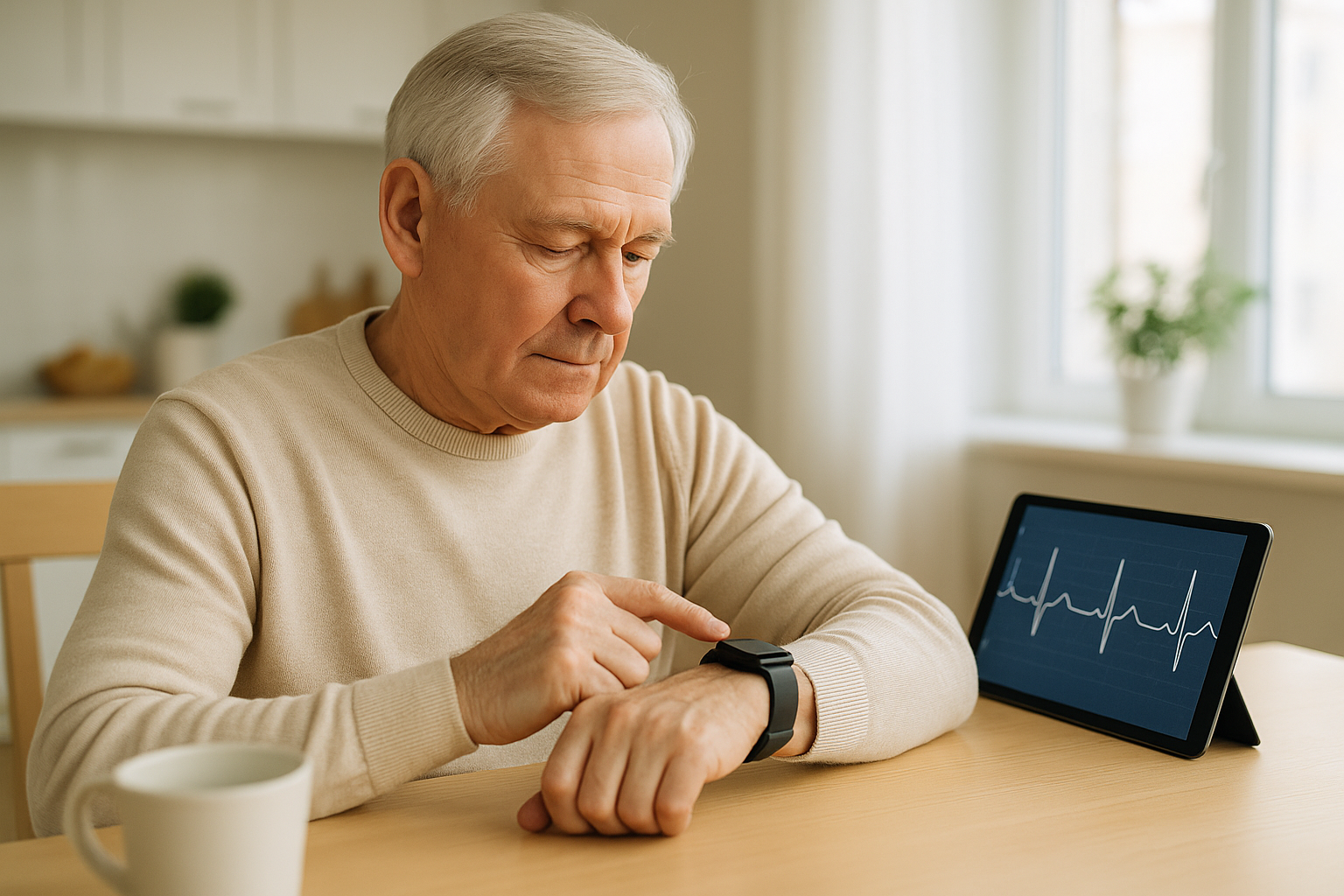 Home ECG Monitoring for Seniors – ECG Smartwatch Guide