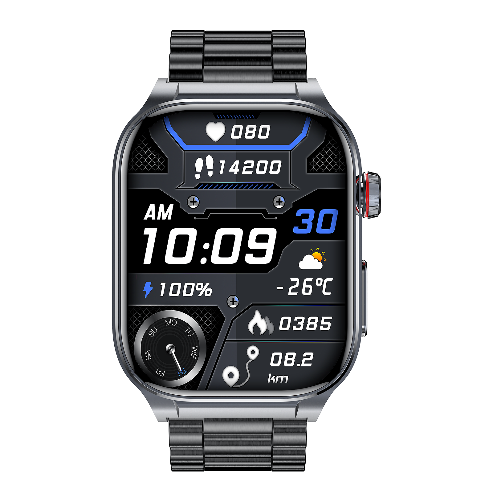 Kardena® CARE Pro 5 – Inteligentny zegarek zdrowotny z EKG, analizą AI i powiadomieniami dla opiekunów