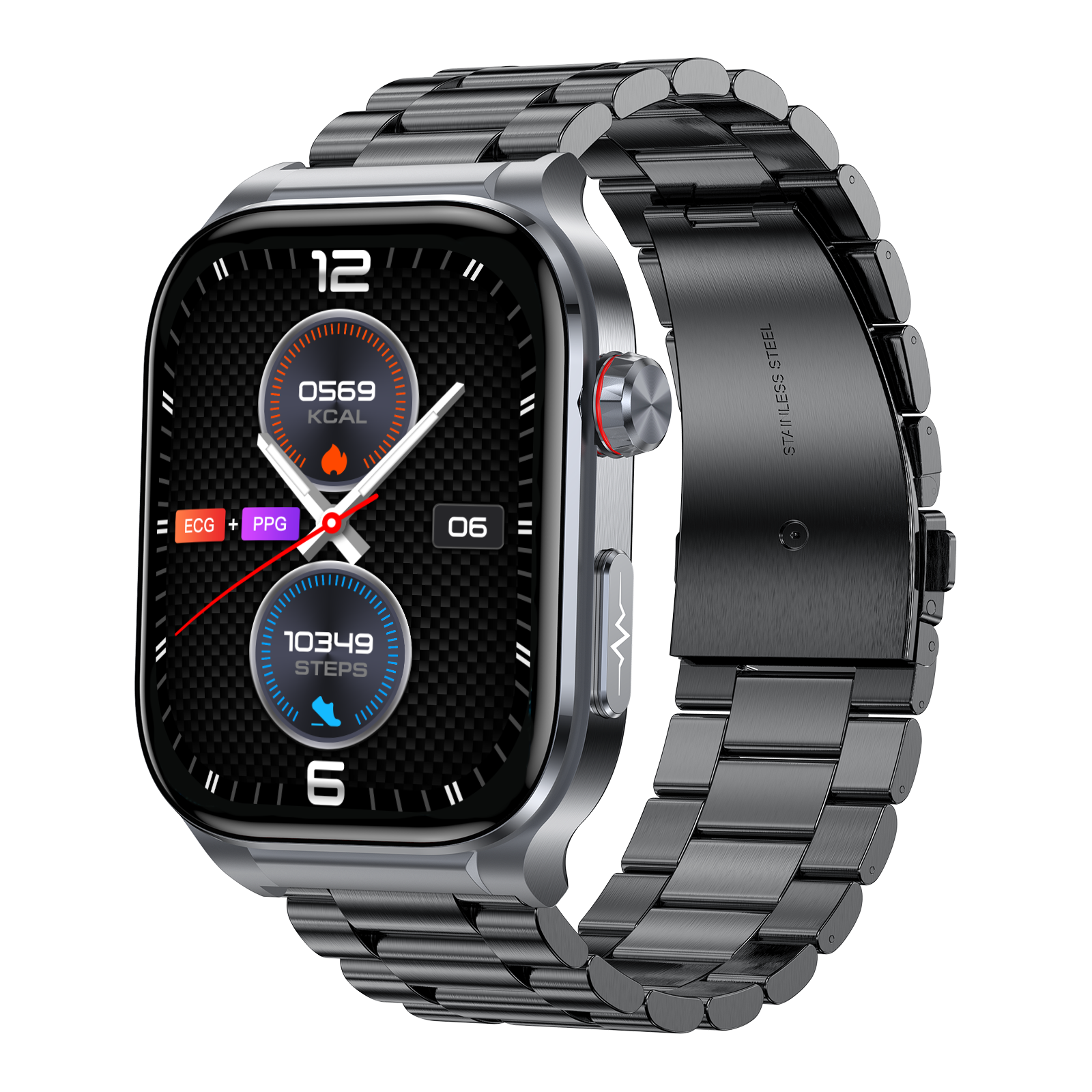 Kardena® CARE Pro 5 – Inteligentny zegarek zdrowotny z EKG, analizą AI i powiadomieniami dla opiekunów